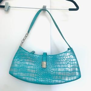 Turquoise handbag